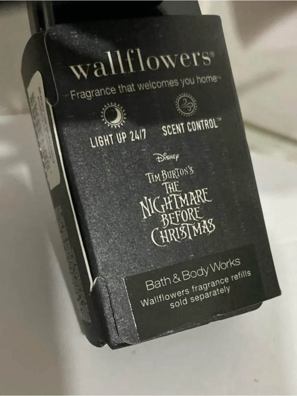 Jack Skellington Scent Control Nightlight Wallflower Plug Halloween BBW